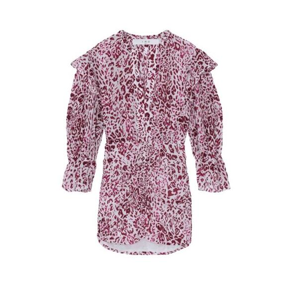 IRO Gira Leopard Dress Size‎ 4 New with Tags - Picture 7 of 12